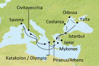 карта круиза