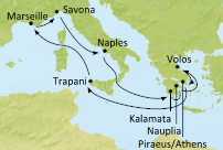карта круиза карта круиза